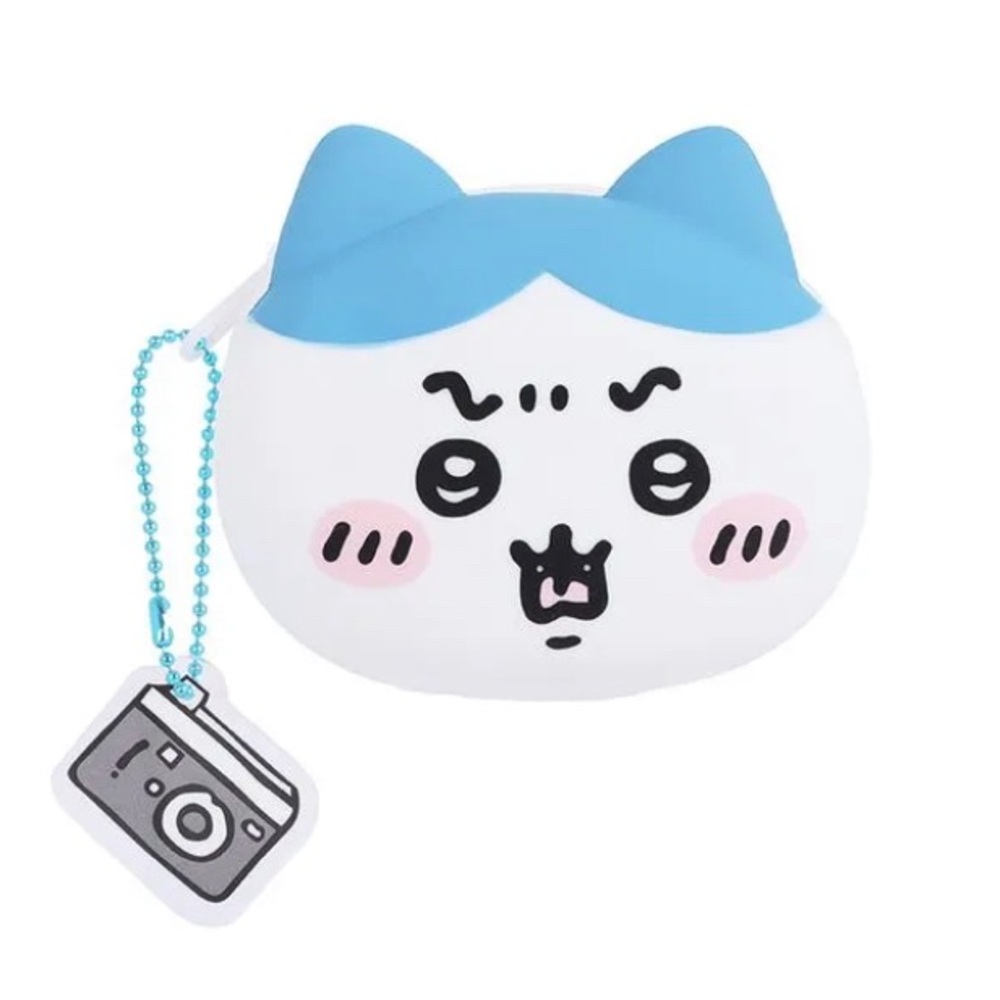 BNWT Miniso 9cm Hachiware Chiikawa Series Silicone Coin Purse keychain